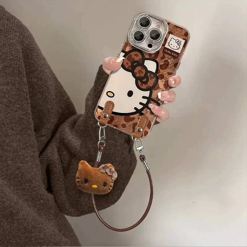 Leopard Kitty mobile phone case