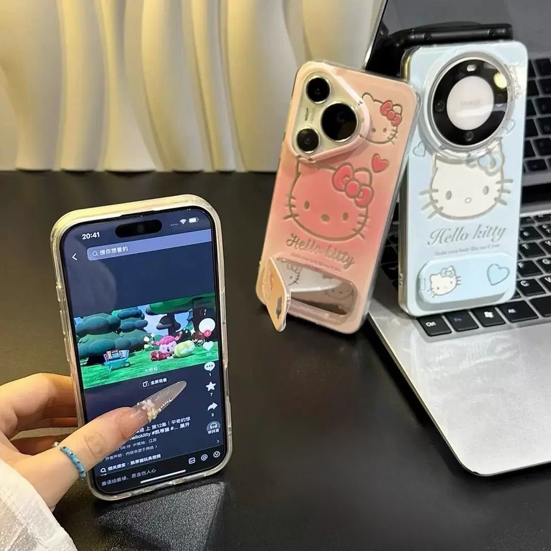 Best friend Kitty mirror stand phone case