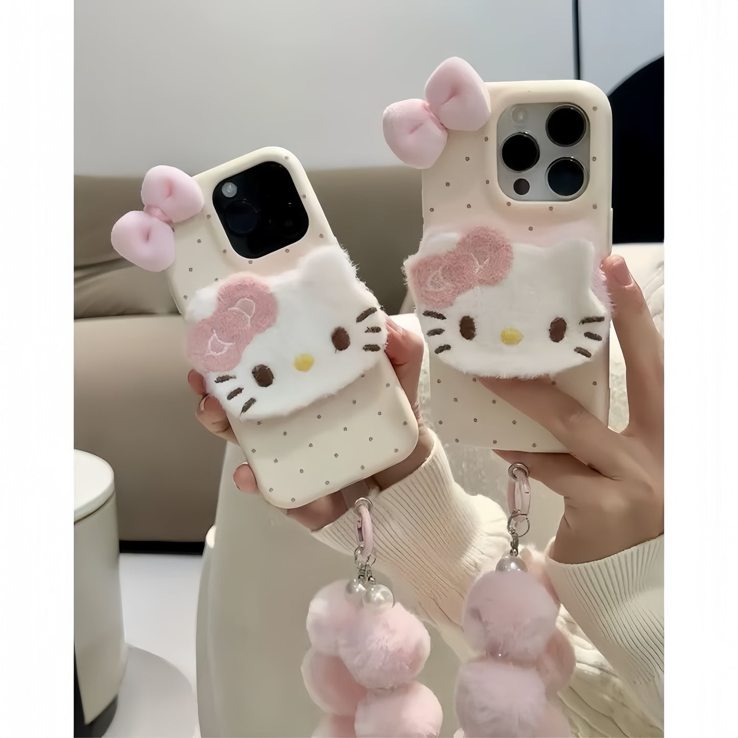 Plush KT phone case
