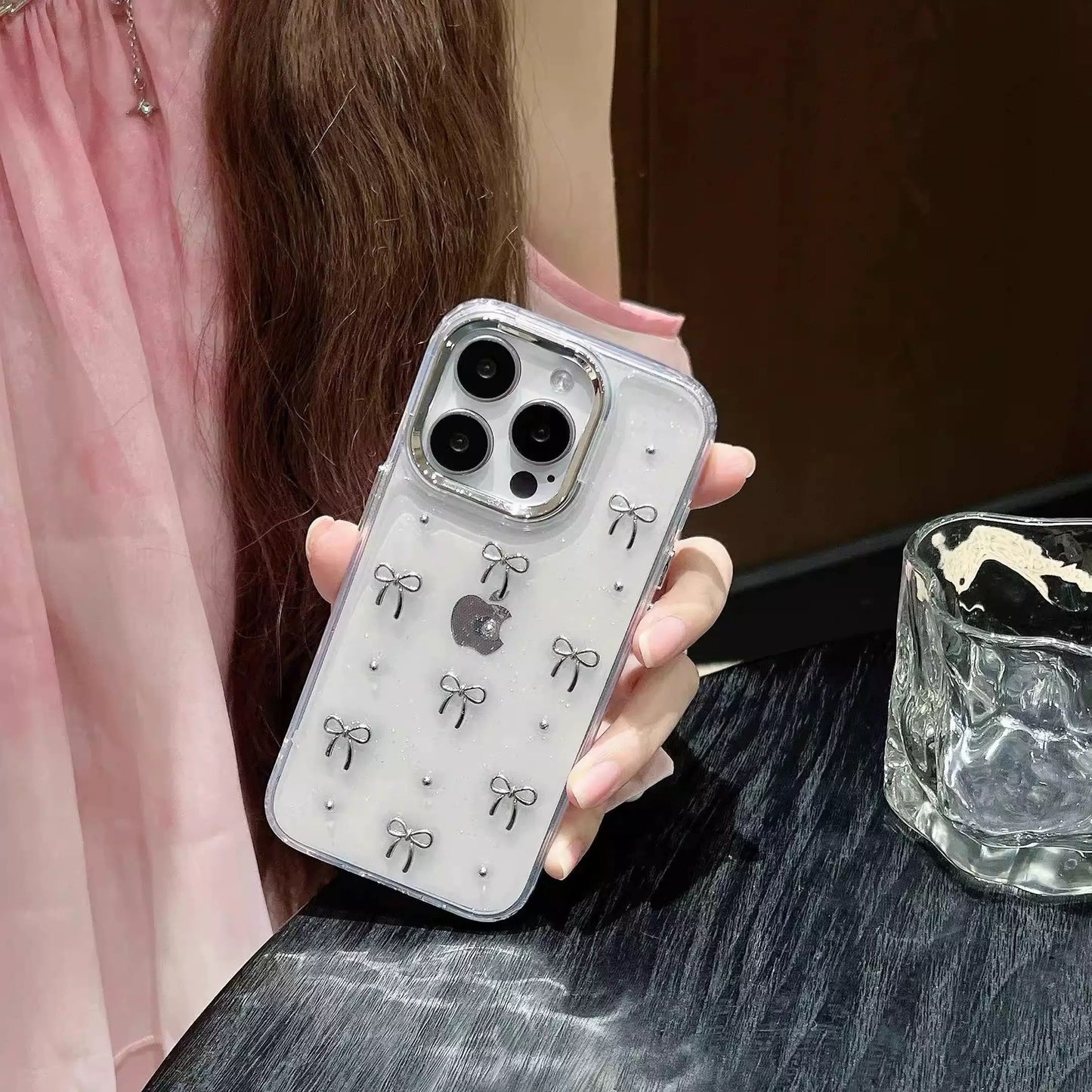 3D Resin Bow Phone Case
