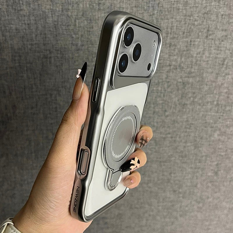 Silver Kickstand Phone Case