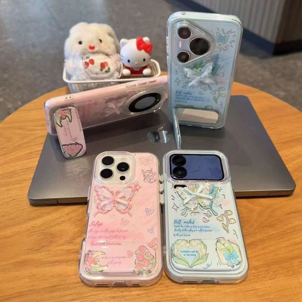 Bow-Knot Mirror Stand Phone Case