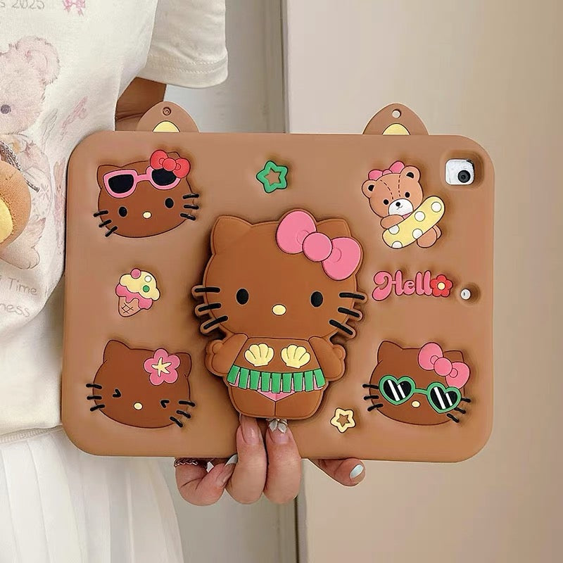 Hello Kitty Rotating Foldable Stand Case for Apple iPad