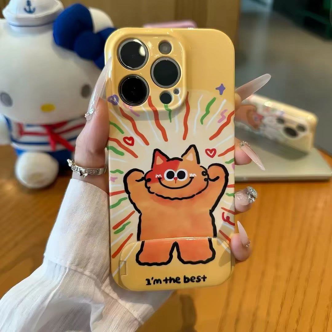 "Energy Cat" Mirror Stand Phone Case