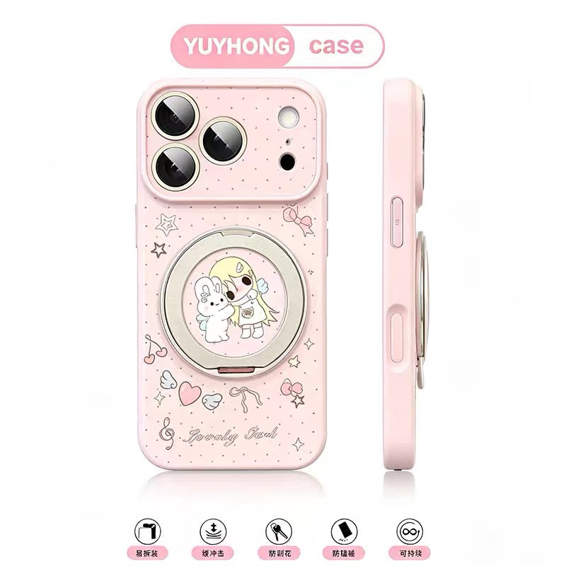 Compatible with Android rotating magnetic stand phone cases.