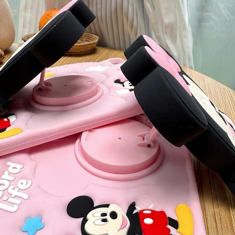 iPad case with pencil holder, 360-degree rotation, and adjustable stand—suitable for Apple iPad.