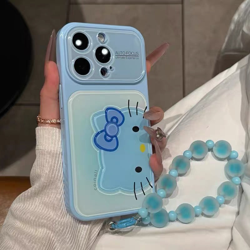 Multi-colored Hello Kitty bracelet phone case