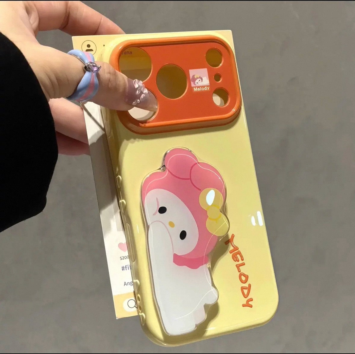 "Lying-Down Cat" Dual-Stand Phone Case