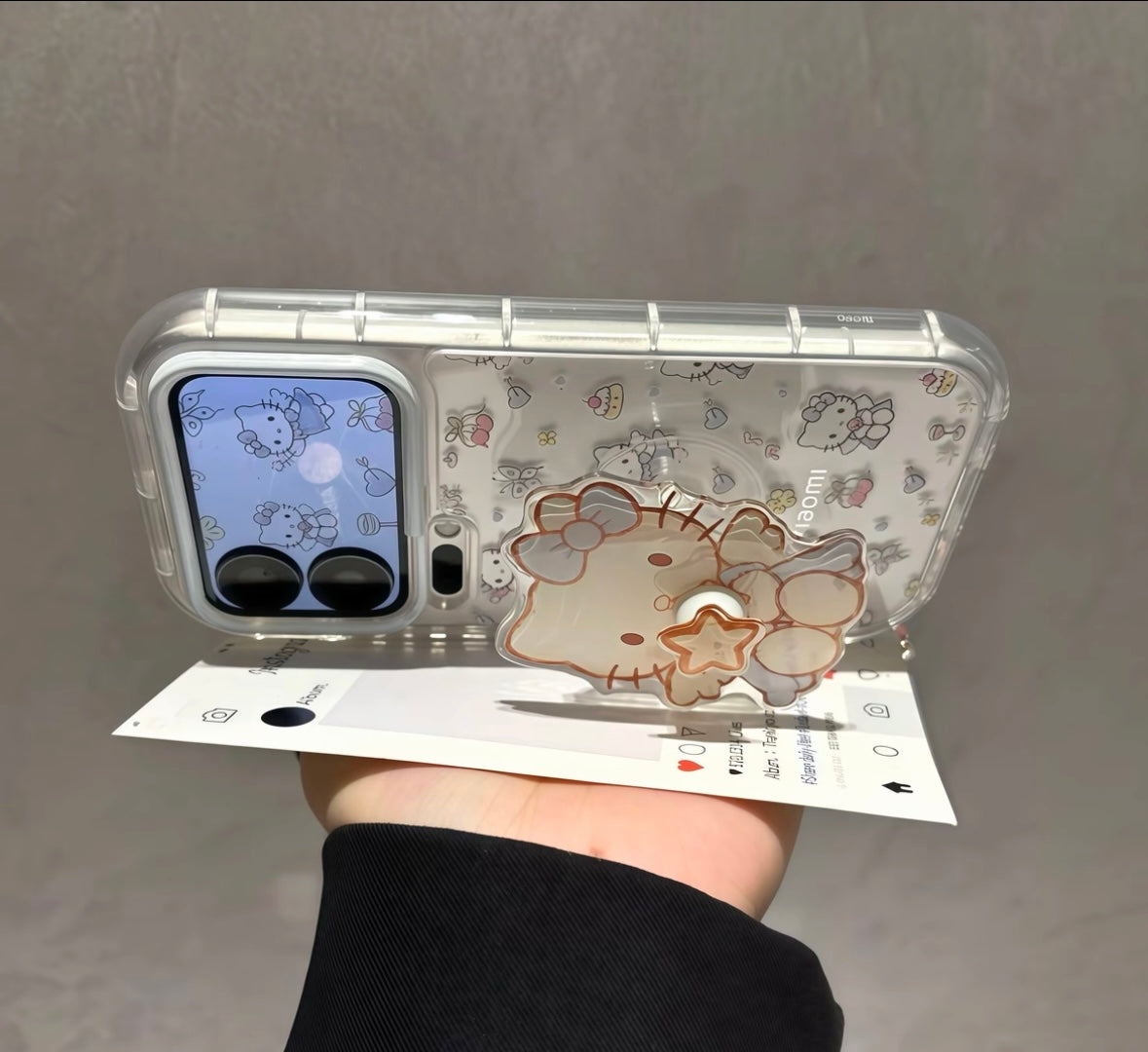 Angel KT-style Rotating Stand Phone Case