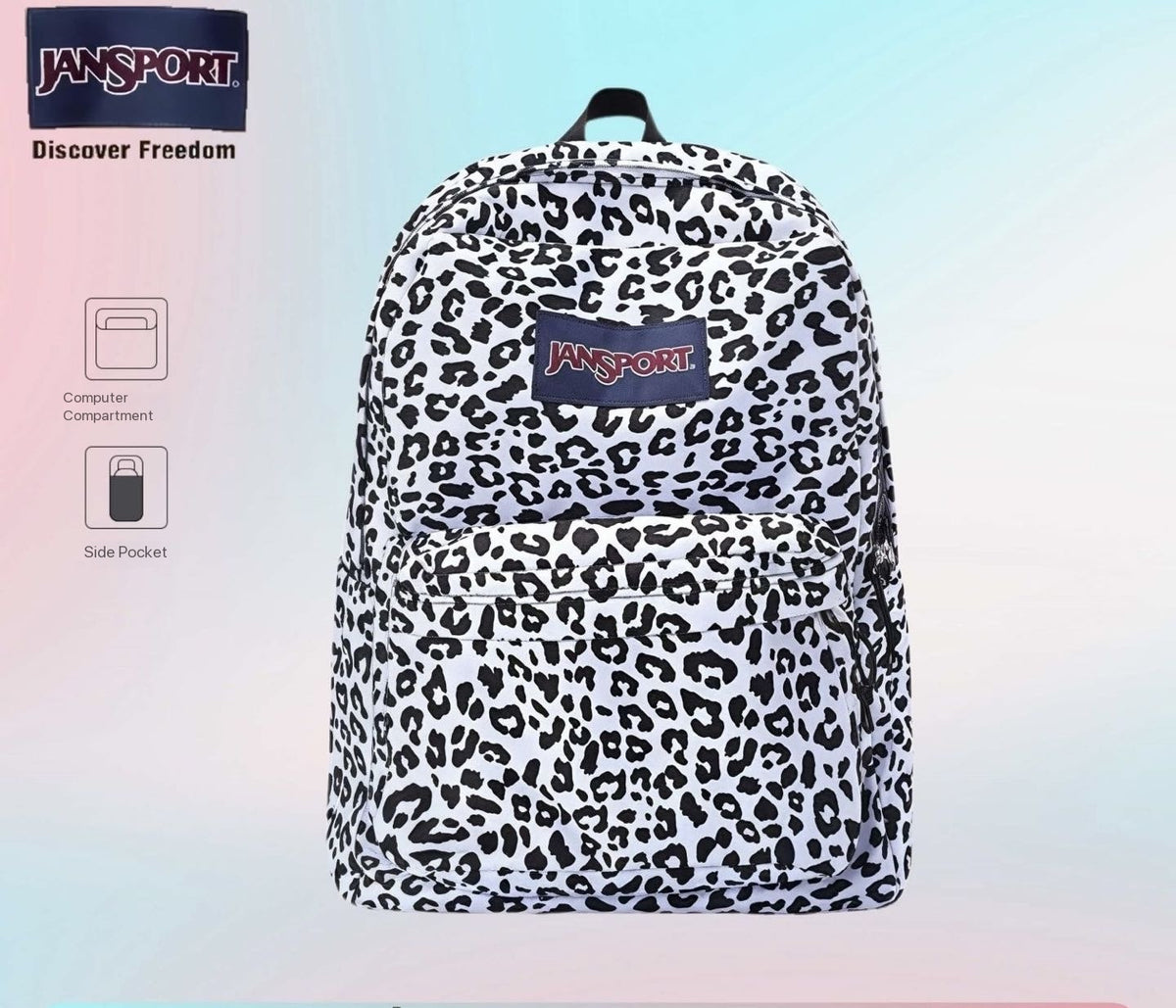 Versatile polka-dot backpack—a spacious schoolbag and laptop pack.