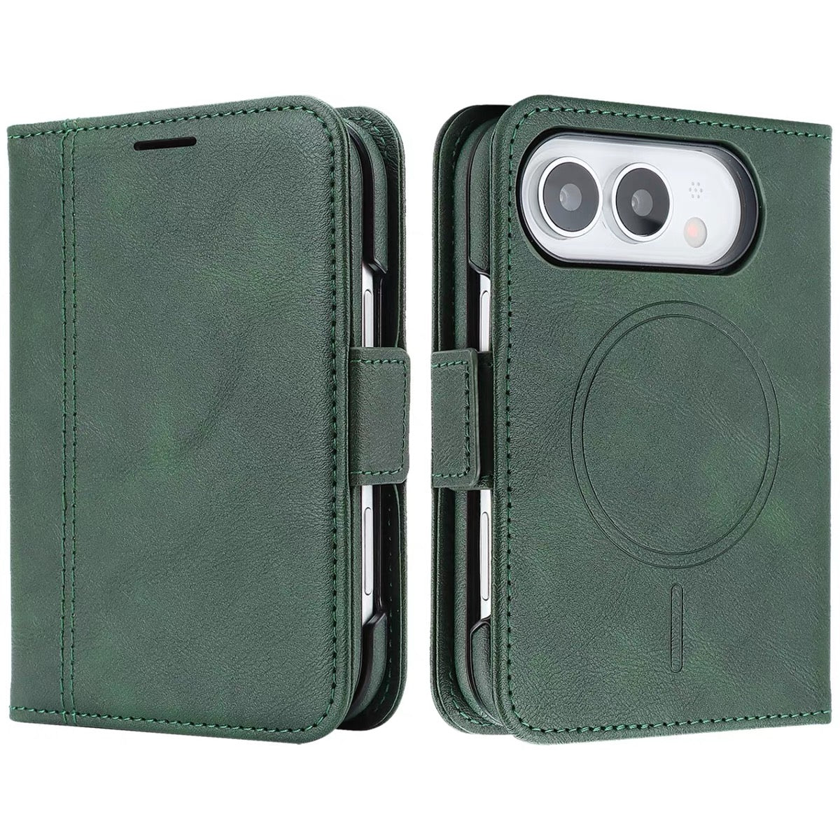 New iPhone Duo Magnetic Wireless Charging Folio Case for Foldable Phones