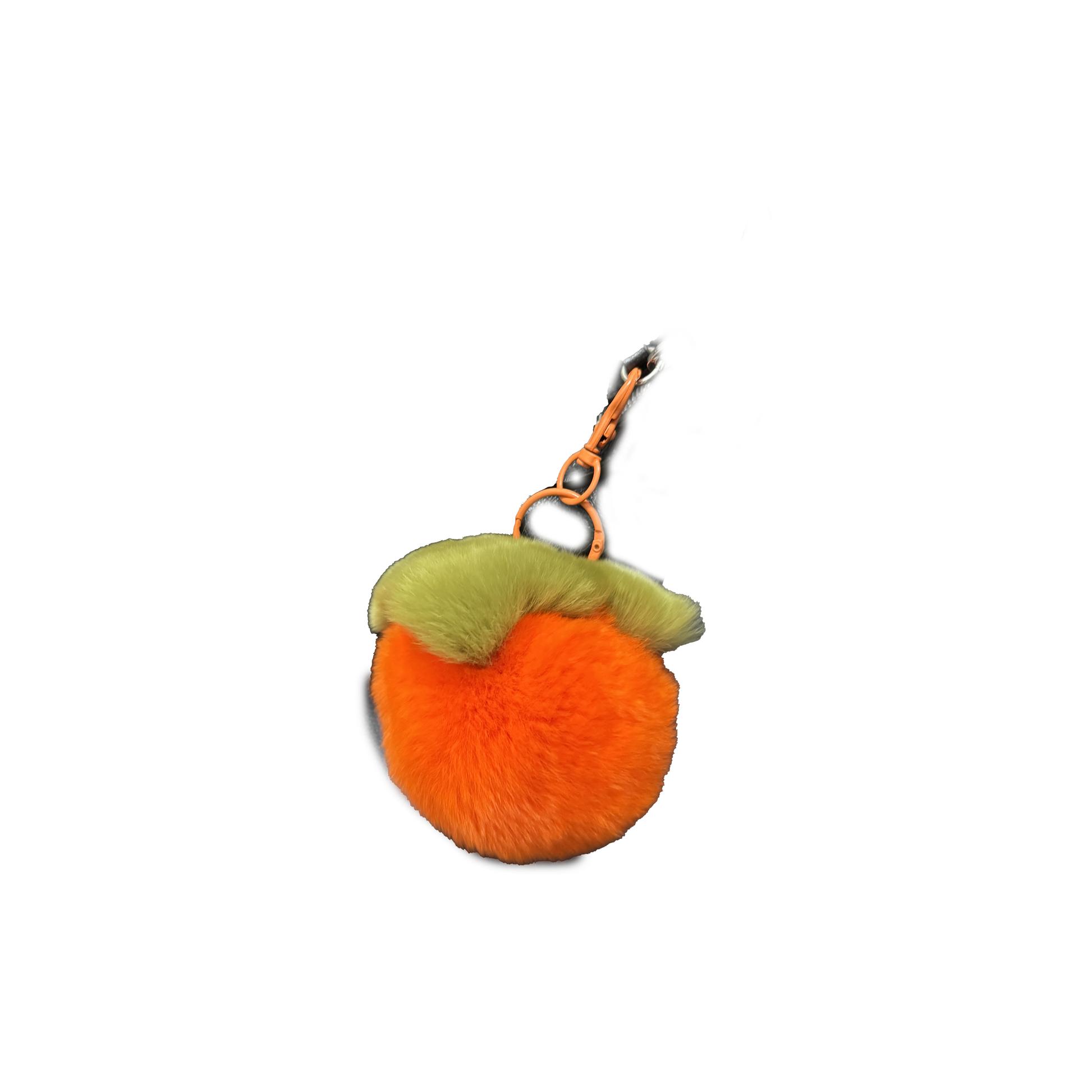 Orange persimmon pendant