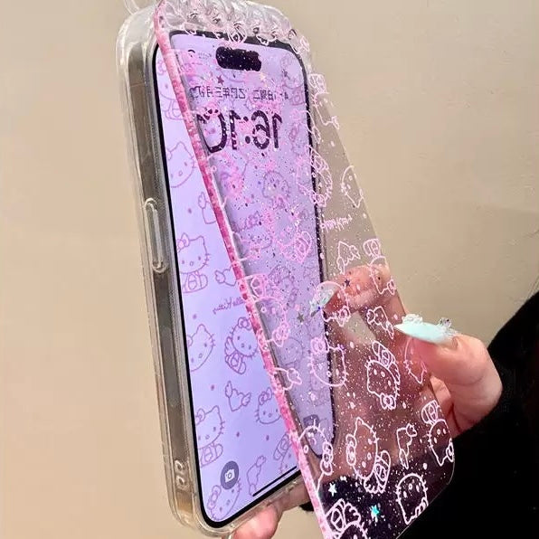 Hello Kitty flip cover laptop phone case