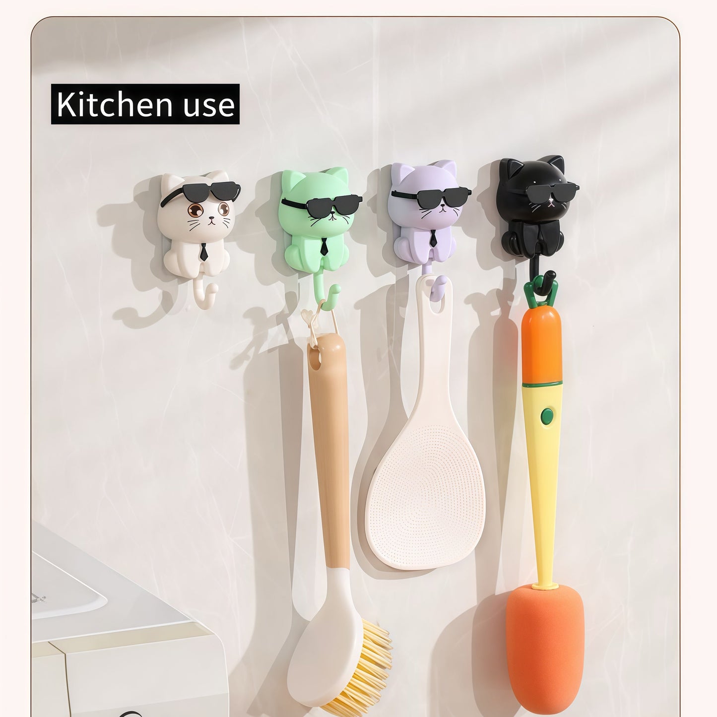 Kitten cartoon gravity hook