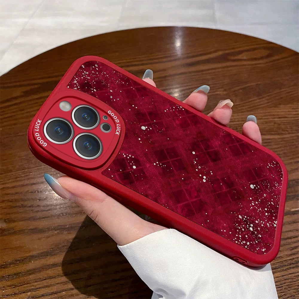Red Wrist Strap Phone Case