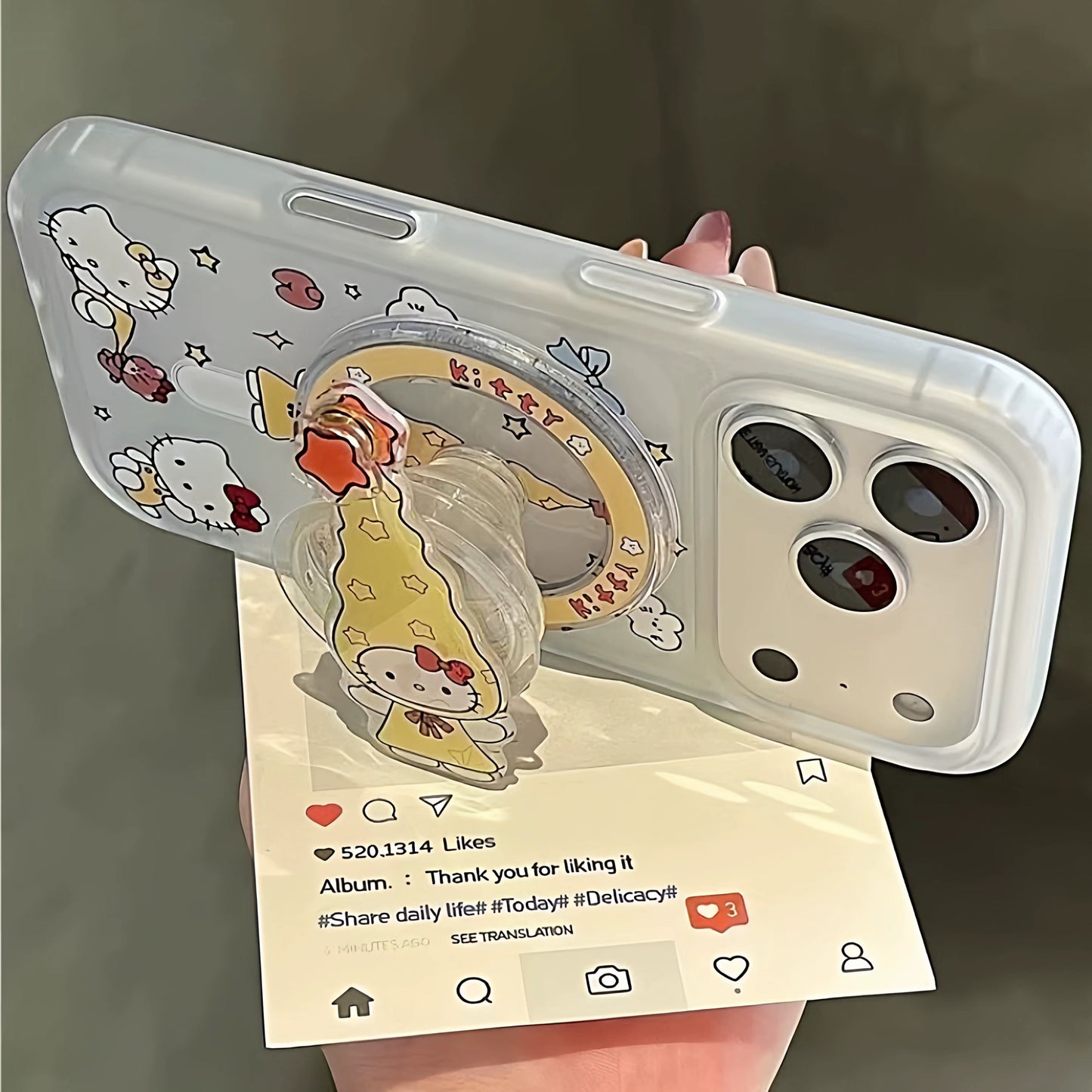 Samsung Hello Kitty Magnetic Stand Phone Case