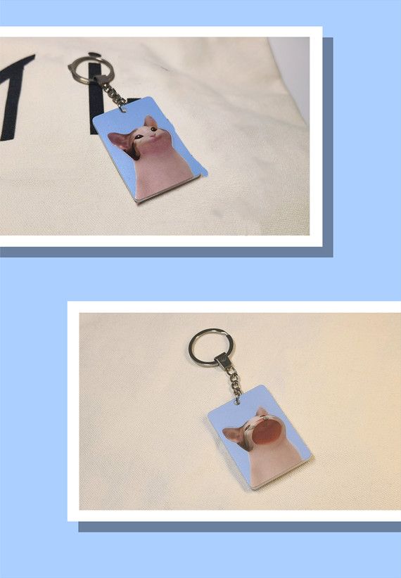 Cute Internet celebrity cat creative pendant