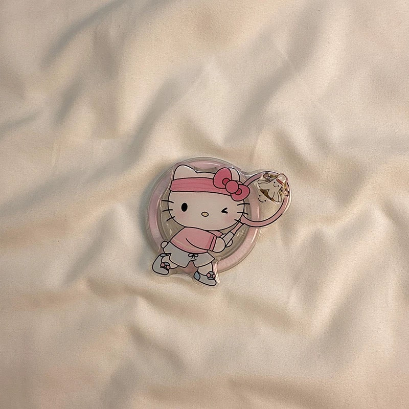 Pink Kityy Badminton Magnetic Stand