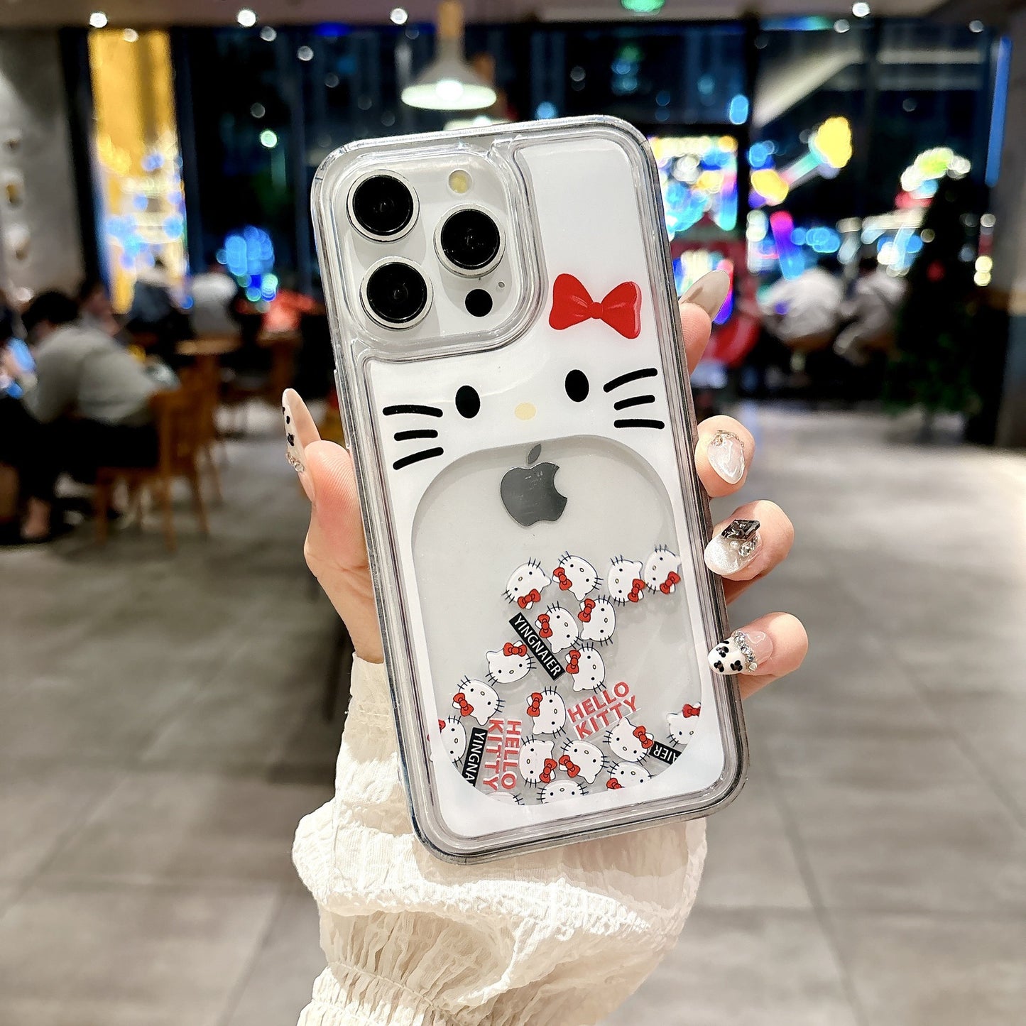 KT cat quicksand mobile phone case