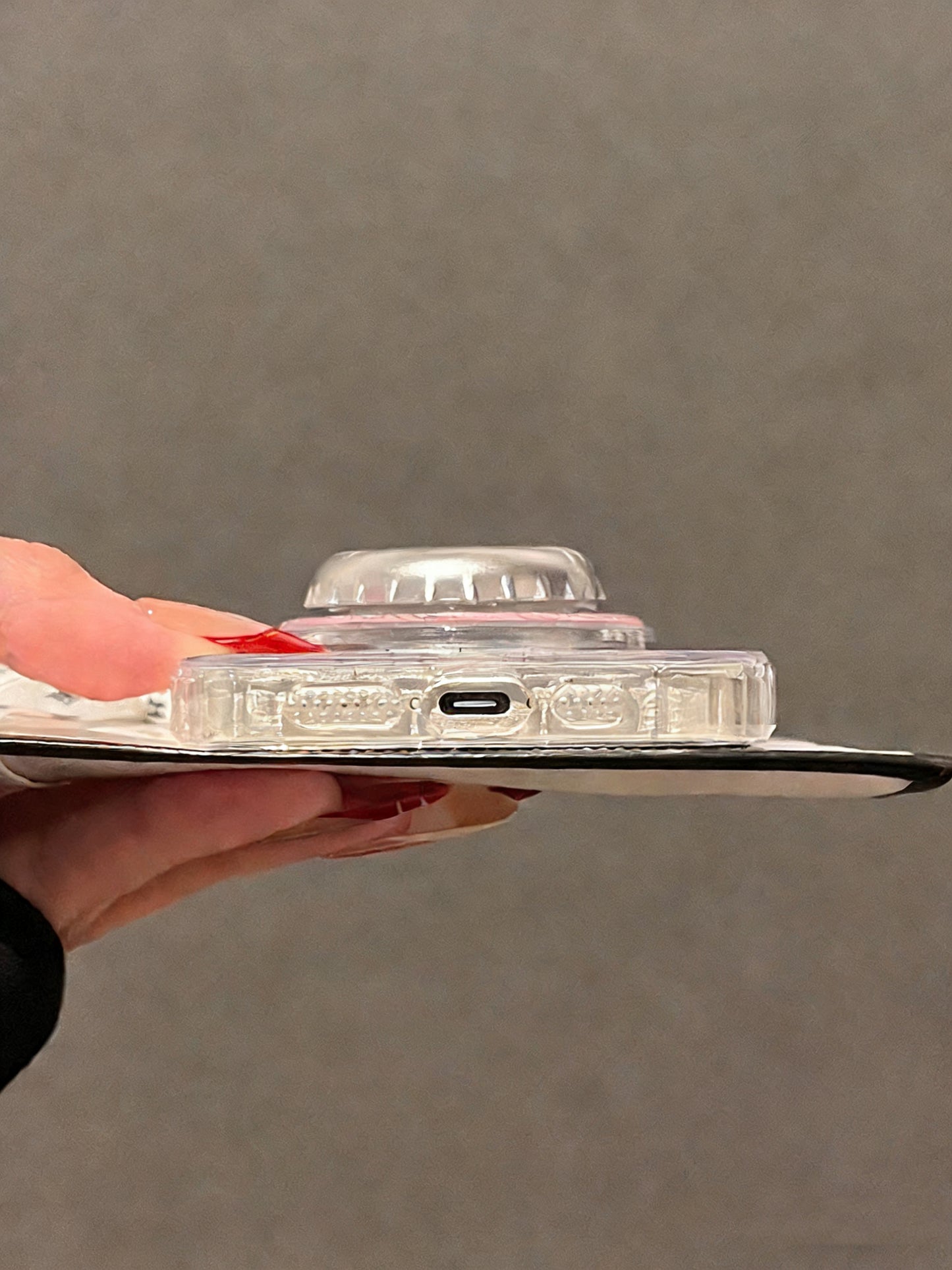 Cute Kitty bottle cap magnetic phone case