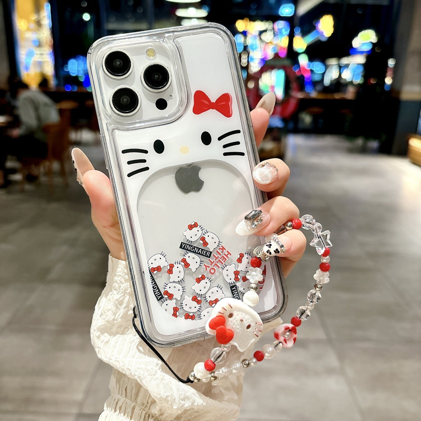 KT cat quicksand mobile phone case