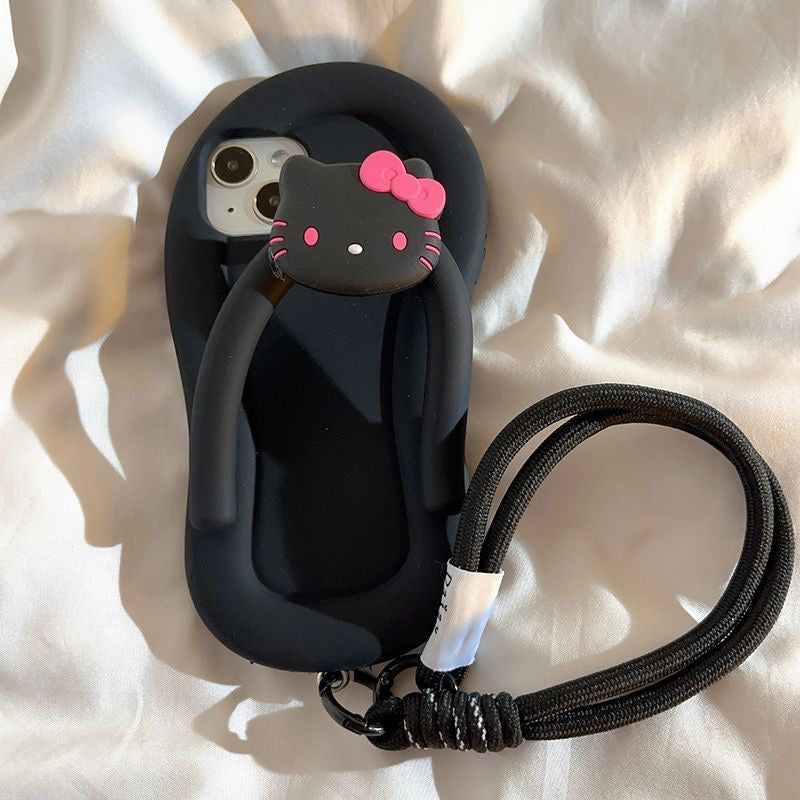 Kitten Flip Flops Phone Case