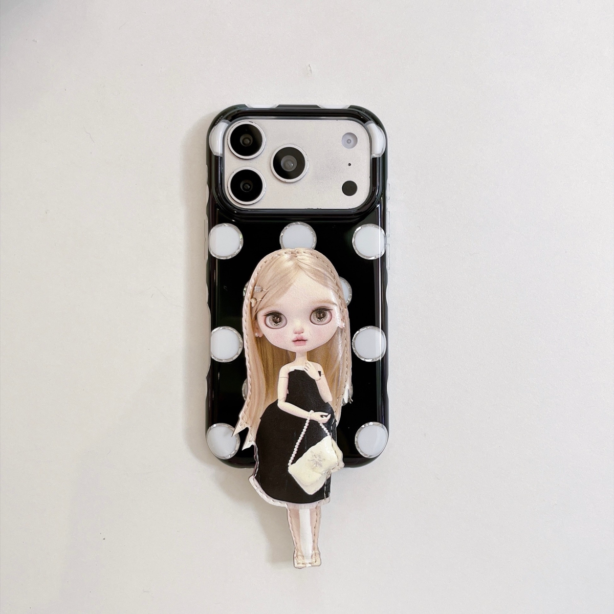 Cute Polka-Dot Barbie Girl Phone Case