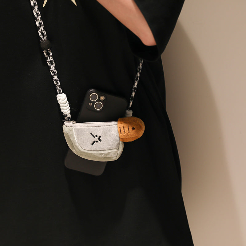 Small knife phone clip earphone storage bag