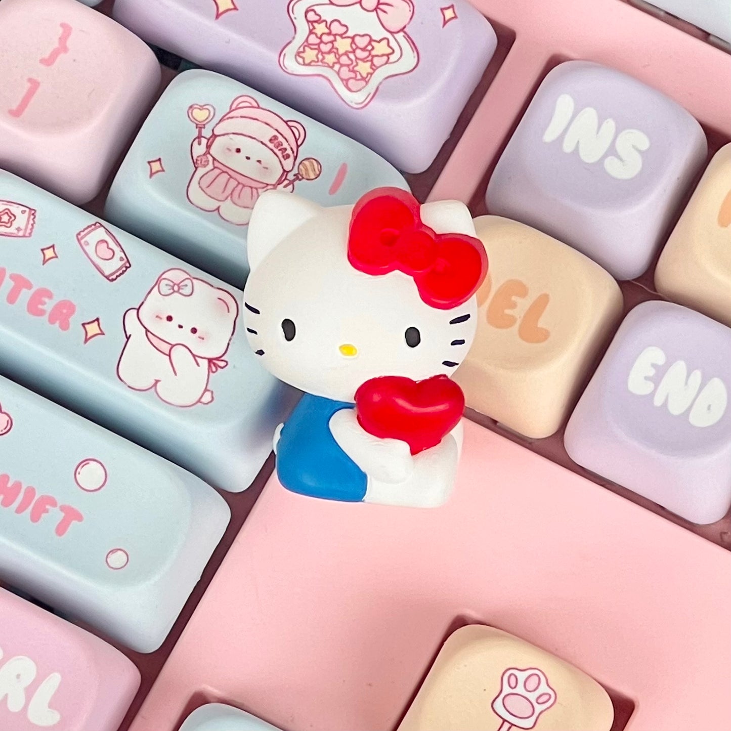 3D Kitty High Quality Resin Keyboard Cap