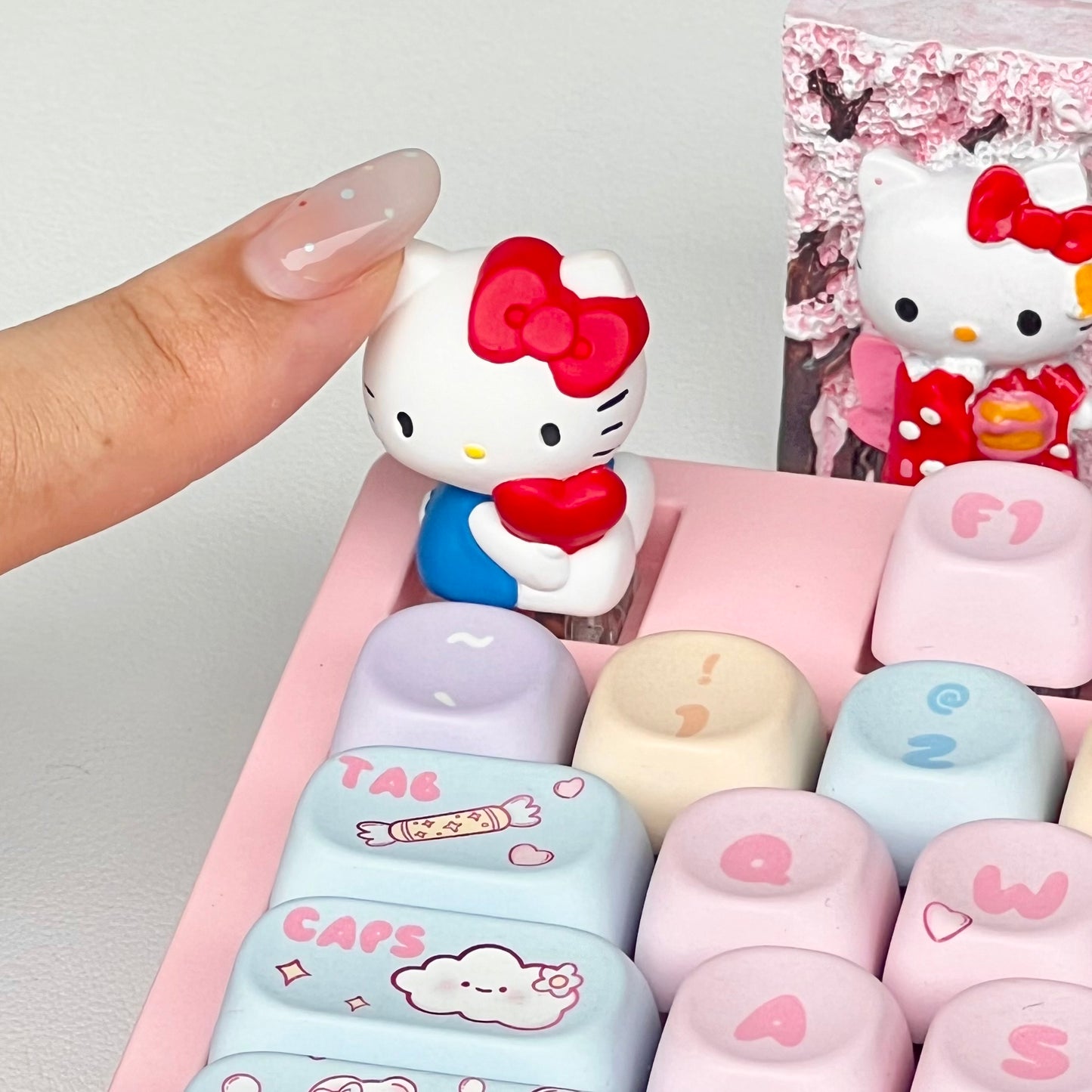 3D Kitty High Quality Resin Keyboard Cap