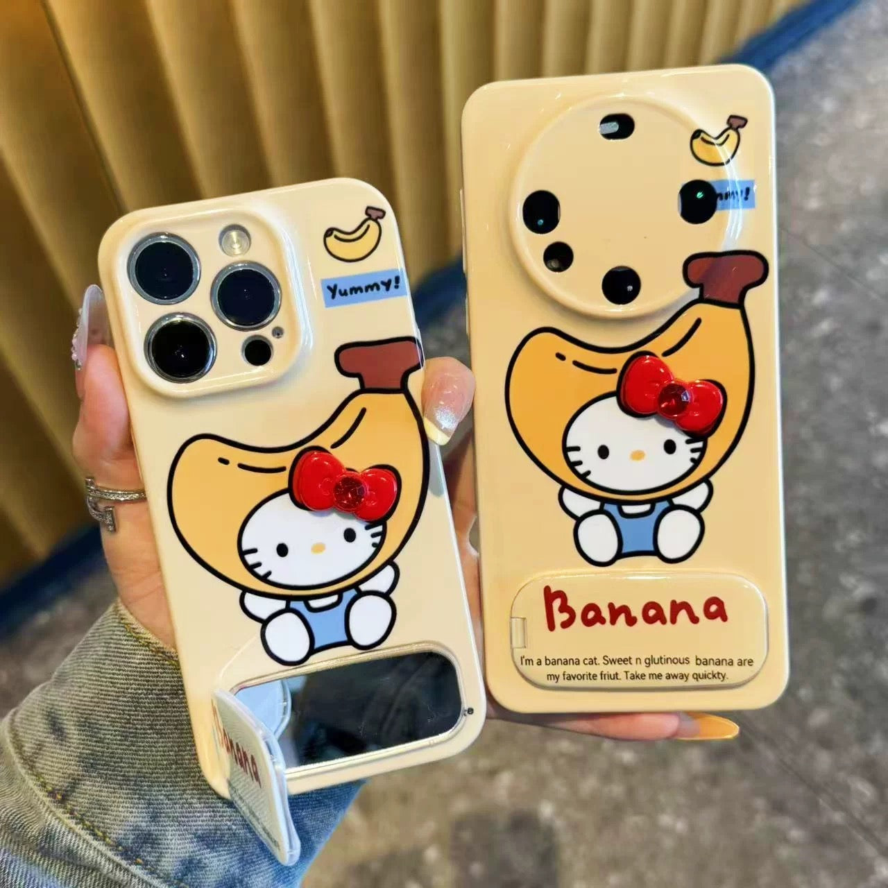Banana Kitty Phone Case