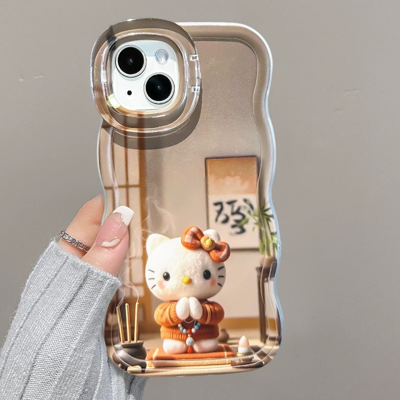 隱形雙支架貓咪手機殼
