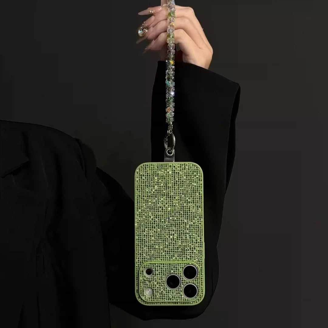 Green Glitter Phone Case