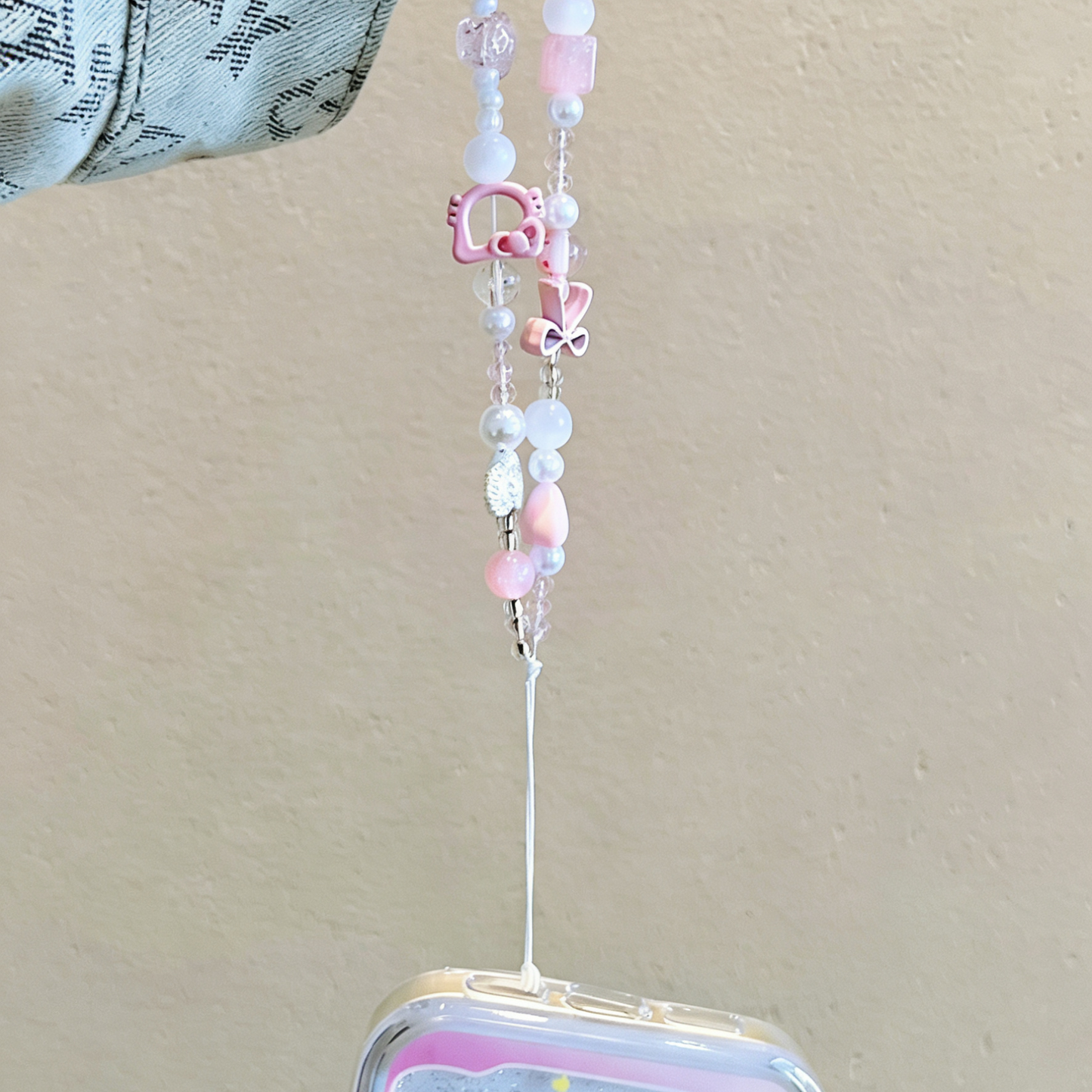 Sparkling Liquid Glitter Slider Hello Kitty Phone Case