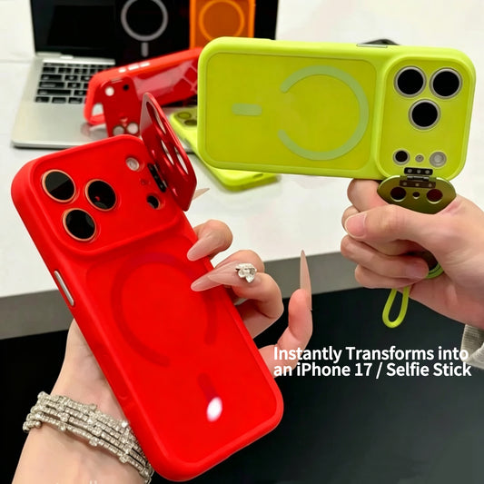 Magnetic Phone Case with Camera Stand