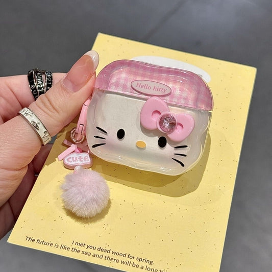 Pink  Kitty AirPods case