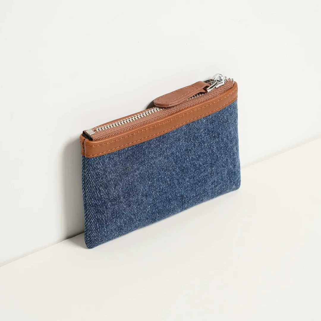 Denim small wallet