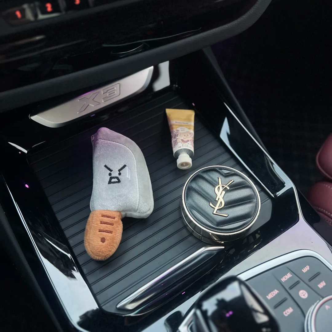 Plush knife car key cover
