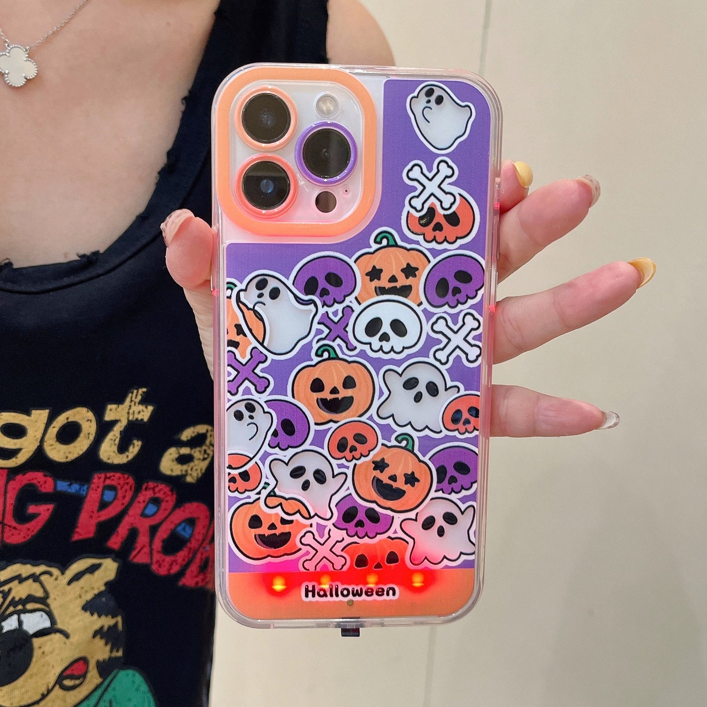 Halloween Pumpkin Glow Phone Case