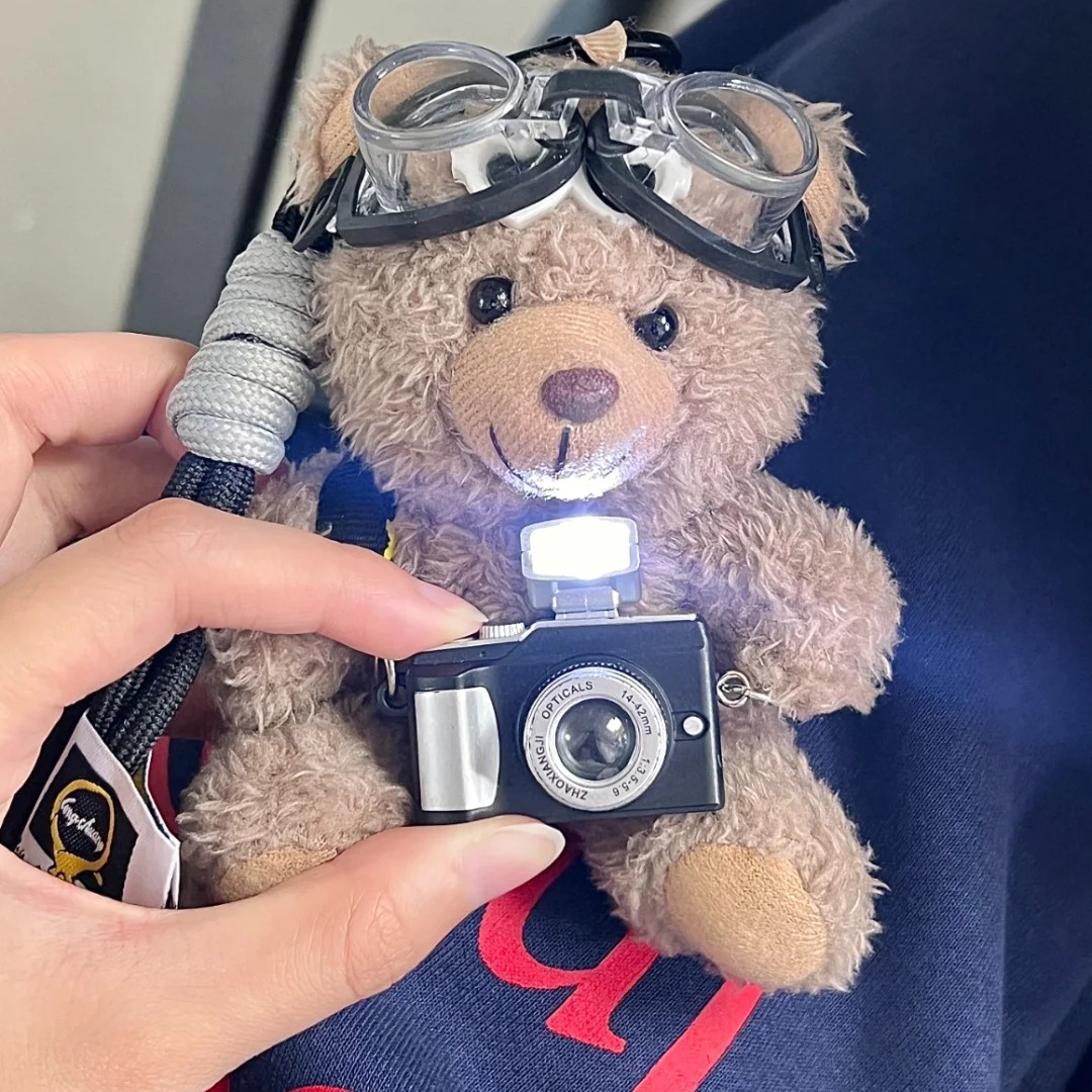 Camera Bear Pendant