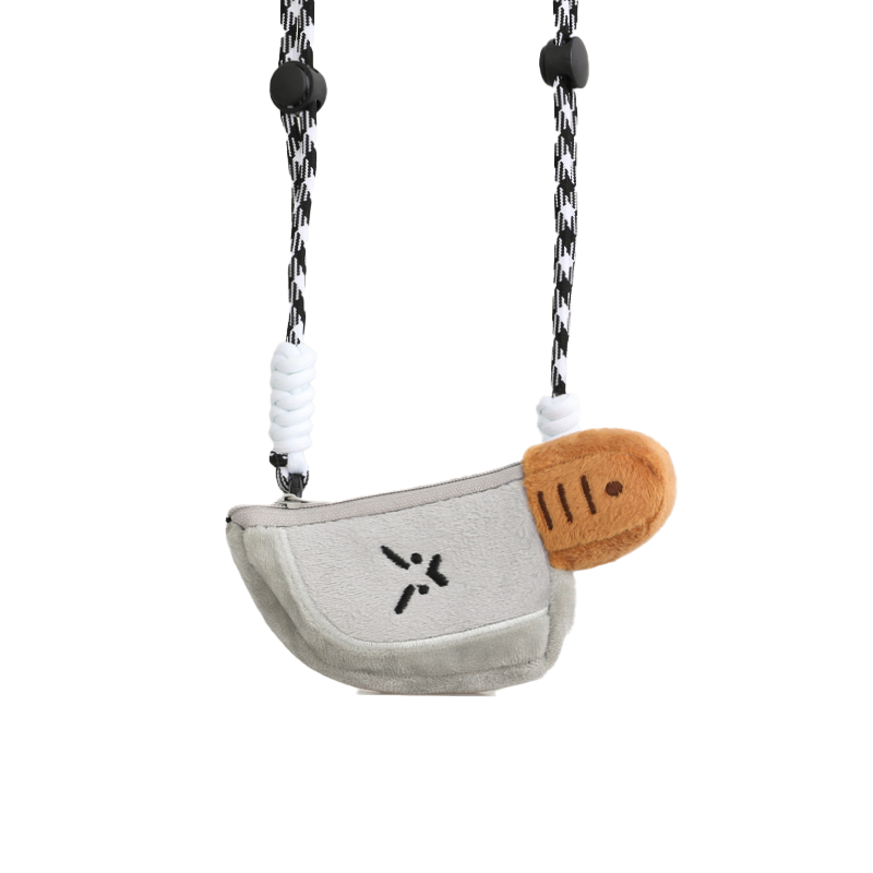 Bolsa de almacenamiento para auriculares con clip para teléfono y cuchillo pequeño