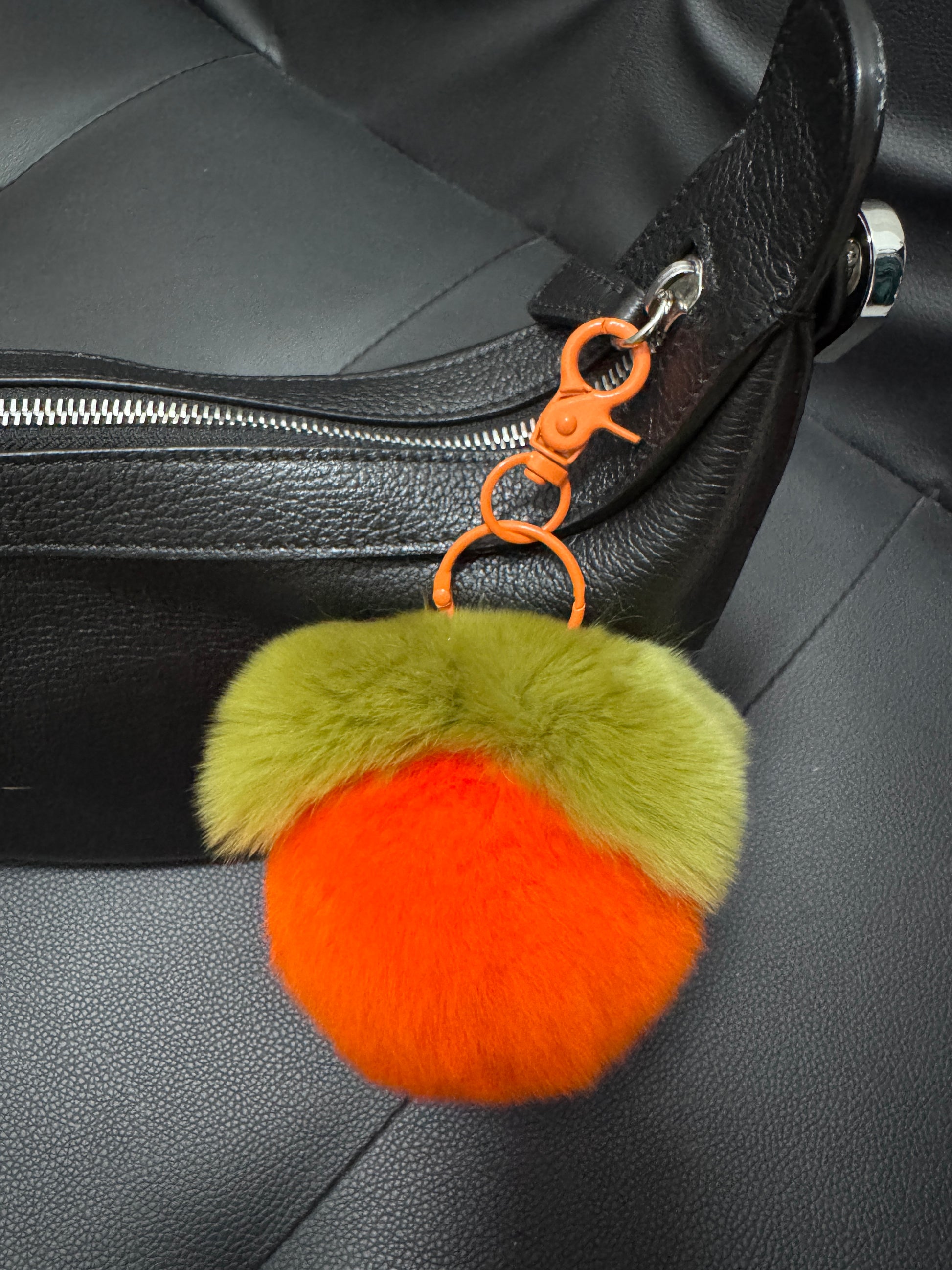 Orange persimmon pendant