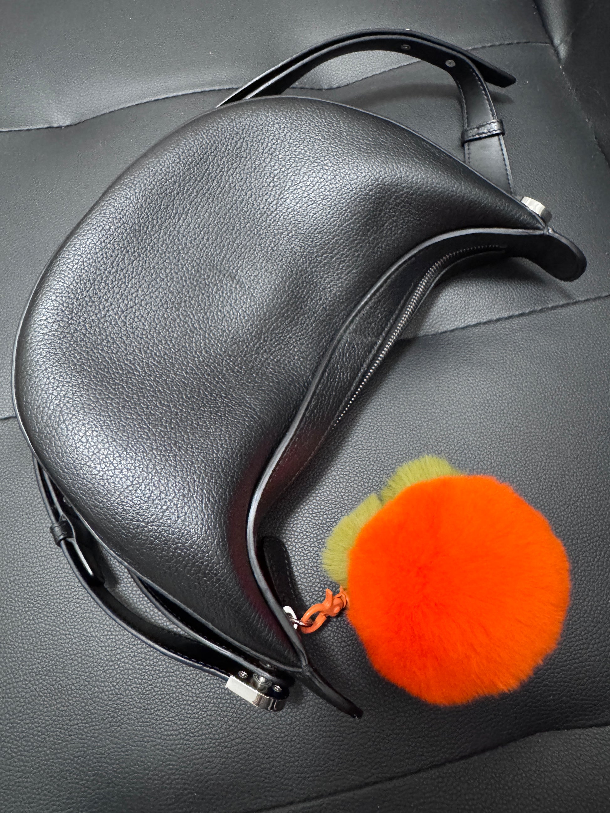 Orange persimmon pendant