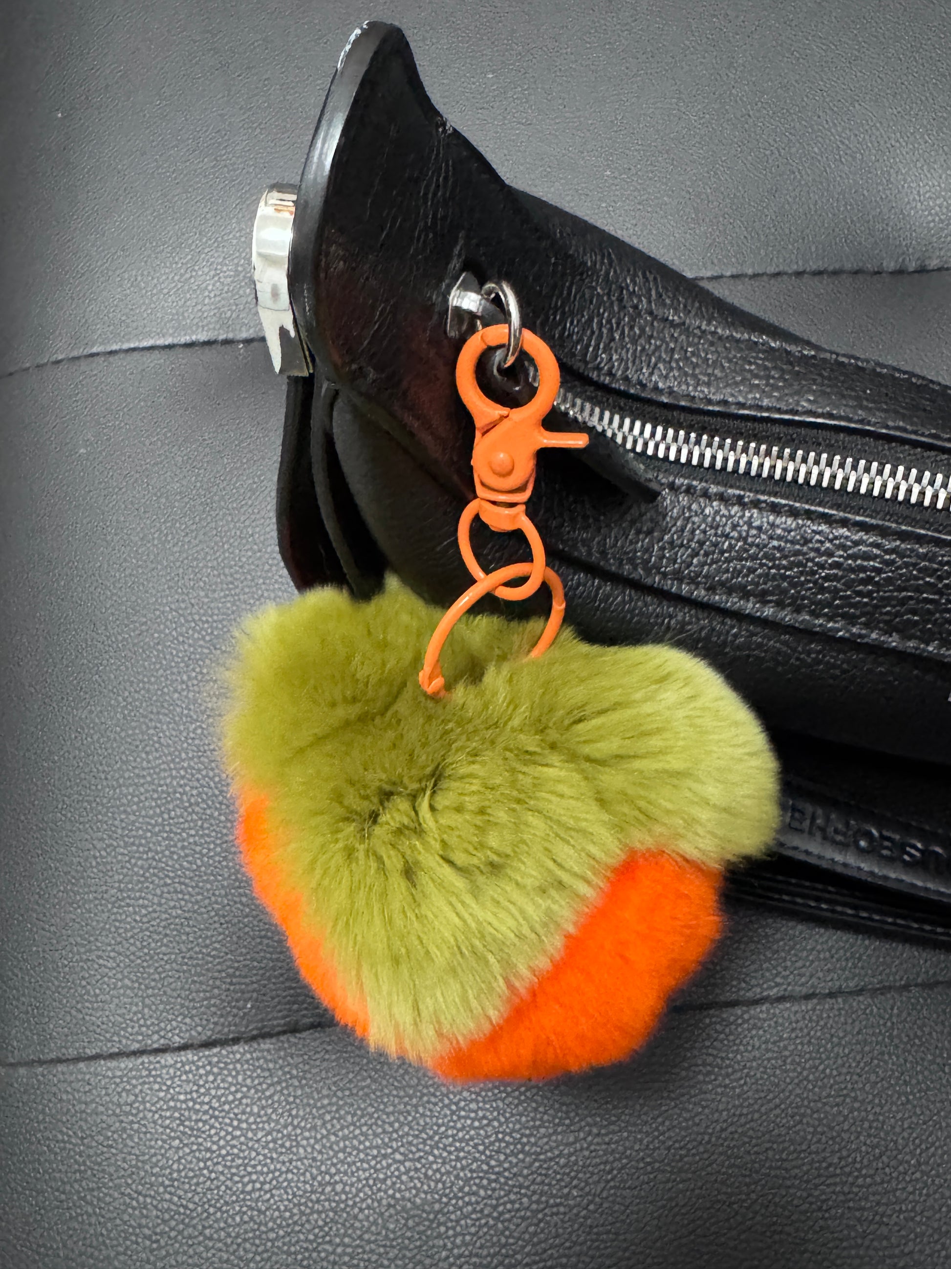 Orange persimmon pendant