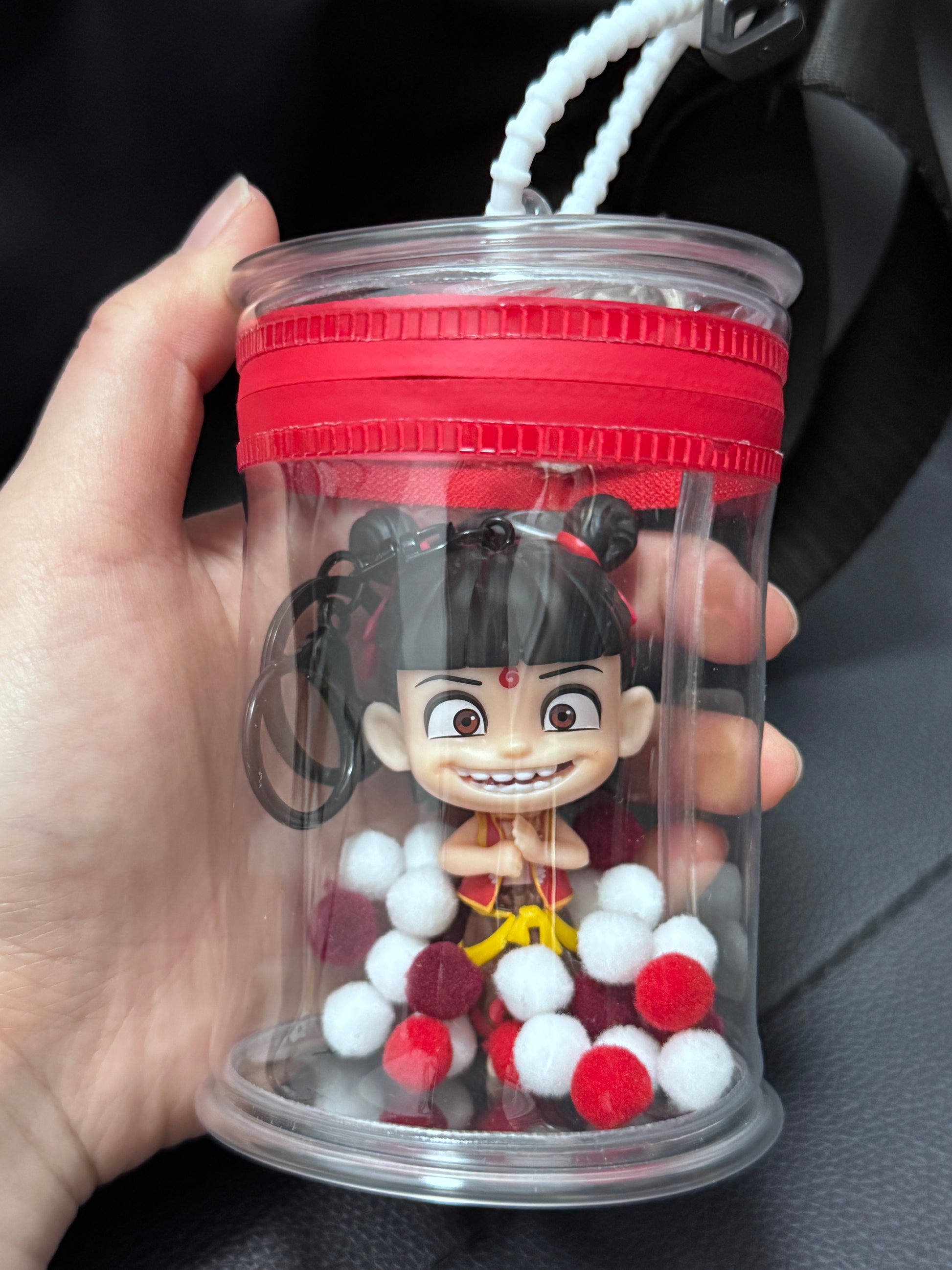 Round bottle Nezha pendant