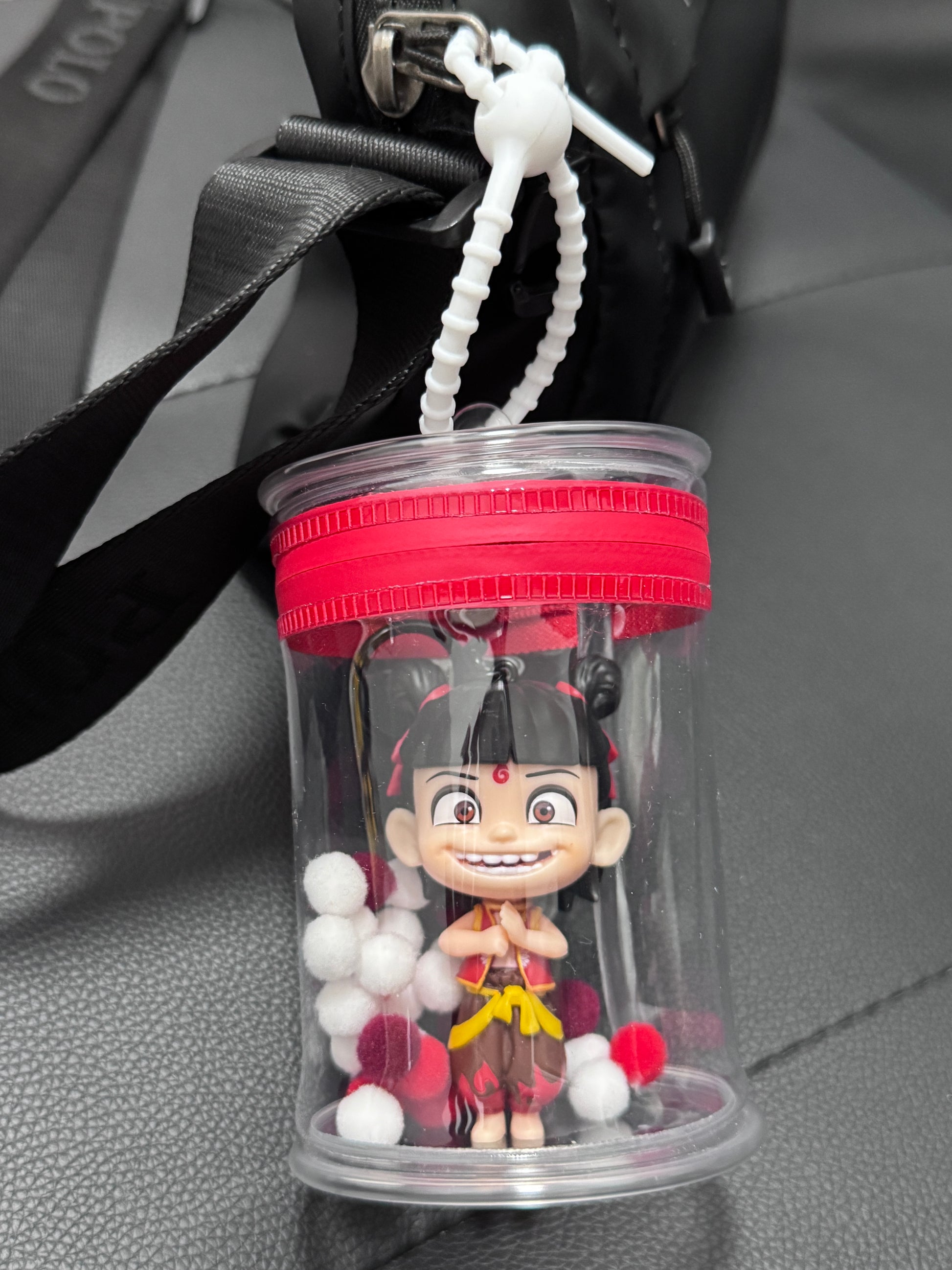 Round bottle Nezha pendant
