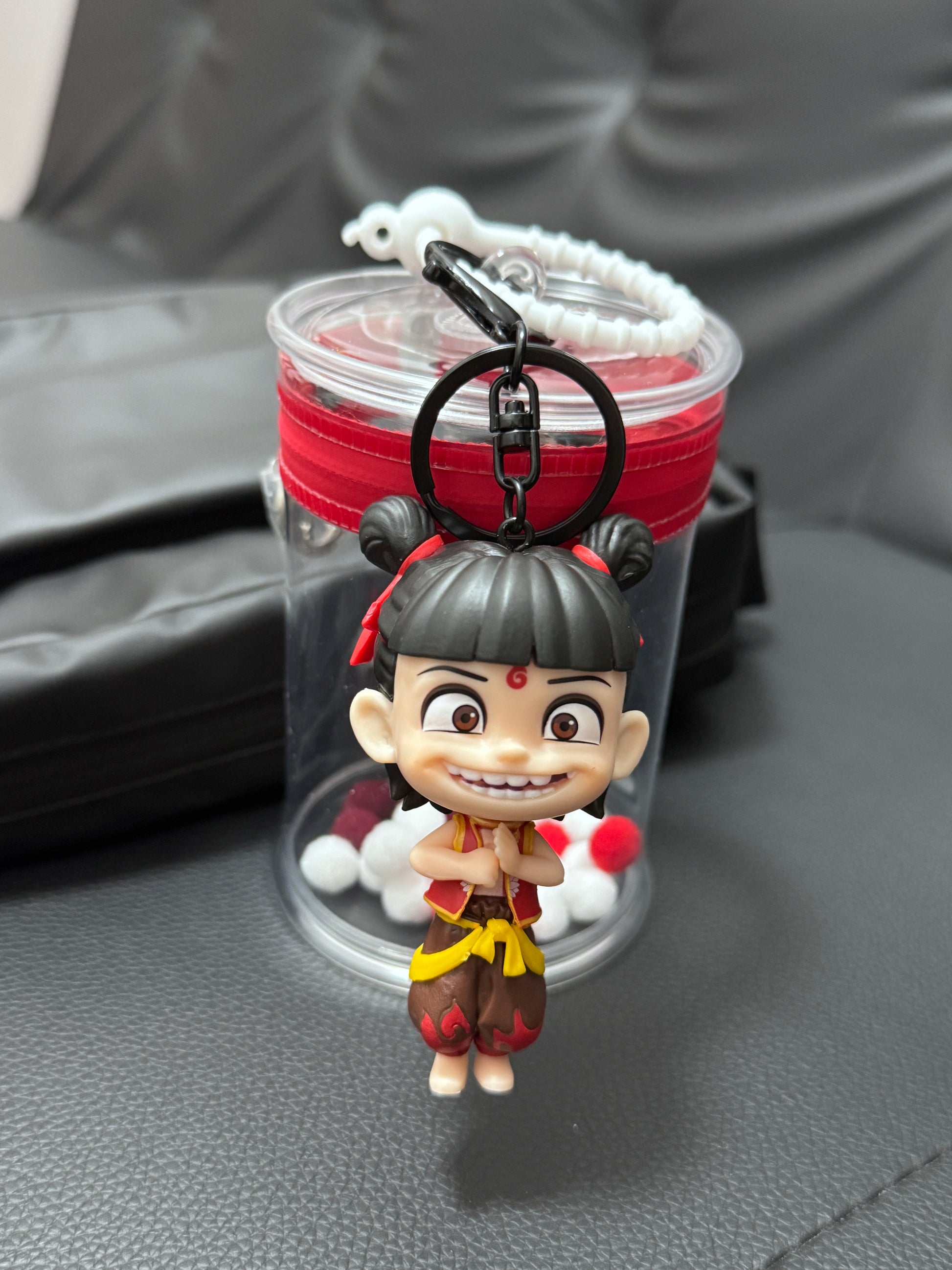 Round bottle Nezha pendant