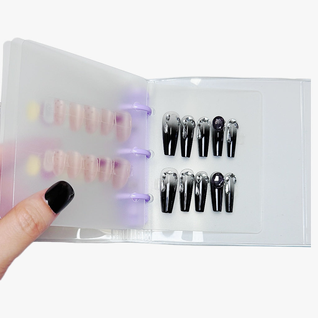 Nail art storage book