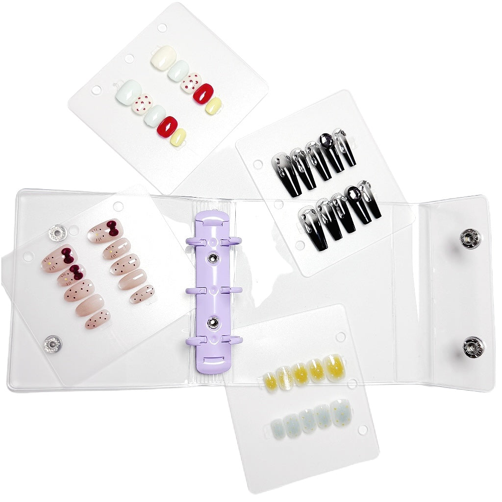 Nail art storage book