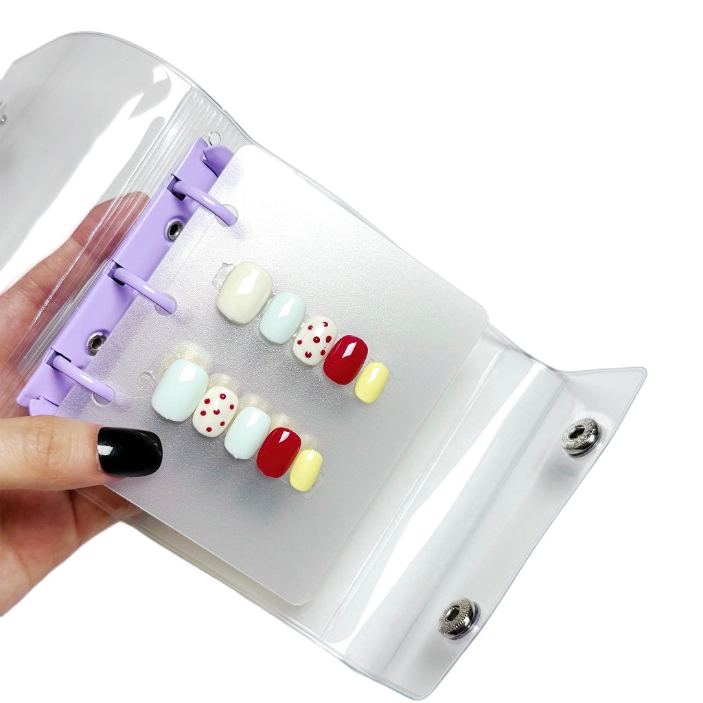 Nail art storage book